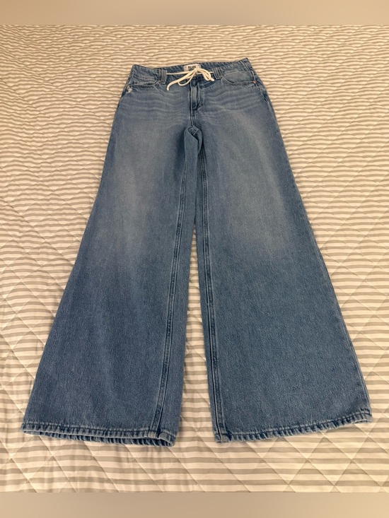PAIGE Denim - Paige Zoey Tie Waist Wide Leg Jeans Vintage Collection Women’s Size 26 EUC